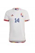 Fotbalové Dres Belgie Dries Mertens #14 Venkovní Oblečení MS 2022 Krátký Rukáv